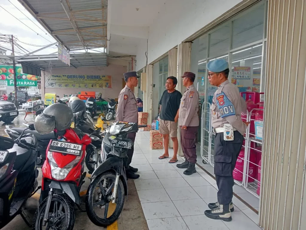 Patroli Preventif Polsek Gerung Amankan Lombok Barat