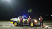 Antisipasi Kejahatan, Polisi Gencarkan Patroli Malam di By Pass BIL