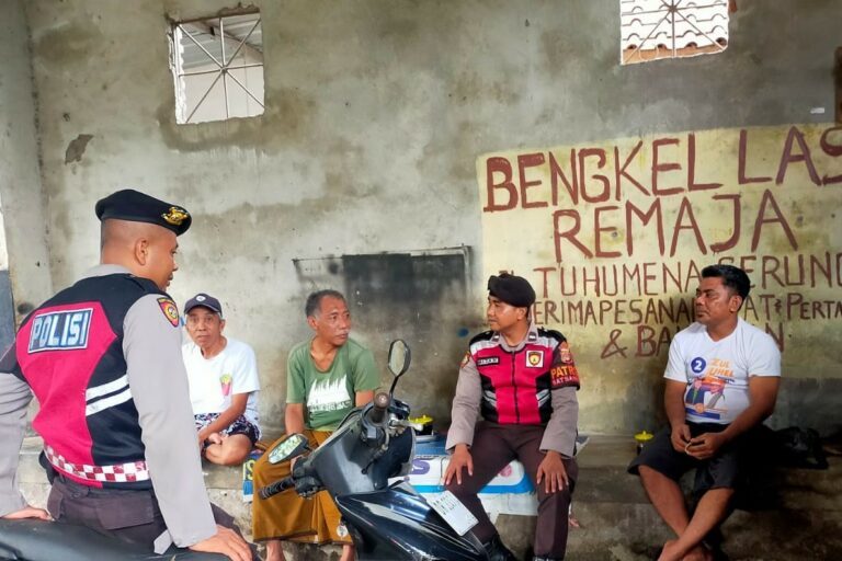 Patroli Dialogis Polres Lobar Sasar Warga, Tekan Angka Kriminalitas