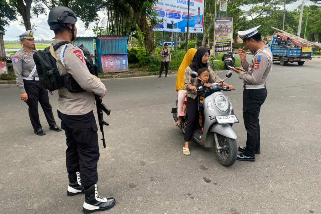 Ciptakan Kamseltibcarlantas, Operasi Zebra di Lombok Barat