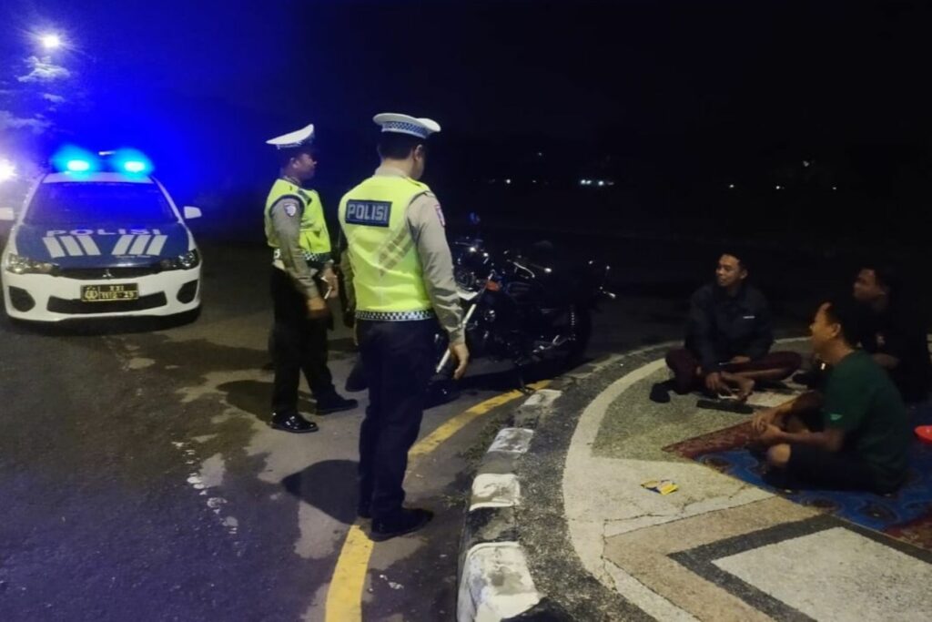 Cegah Balap Liar, Polres Lombok Barat Intensifkan Patroli Malam