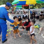 Pantai Senggigi Dijaga Ketat, Polisi Imbau Keselamatan Wisatawan