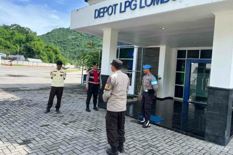 KRYD Polsek Sekotong: Pastikan Distribusi Energi di Depot LPG Aman